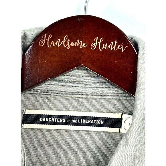Anthropologie Daughters Of The Liberation Women 6 Jacket Utility Military Green - Picture 9 of 12